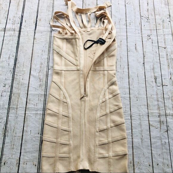 Bebe Natalie Strap Bandage Dress - Picture 8 of 9